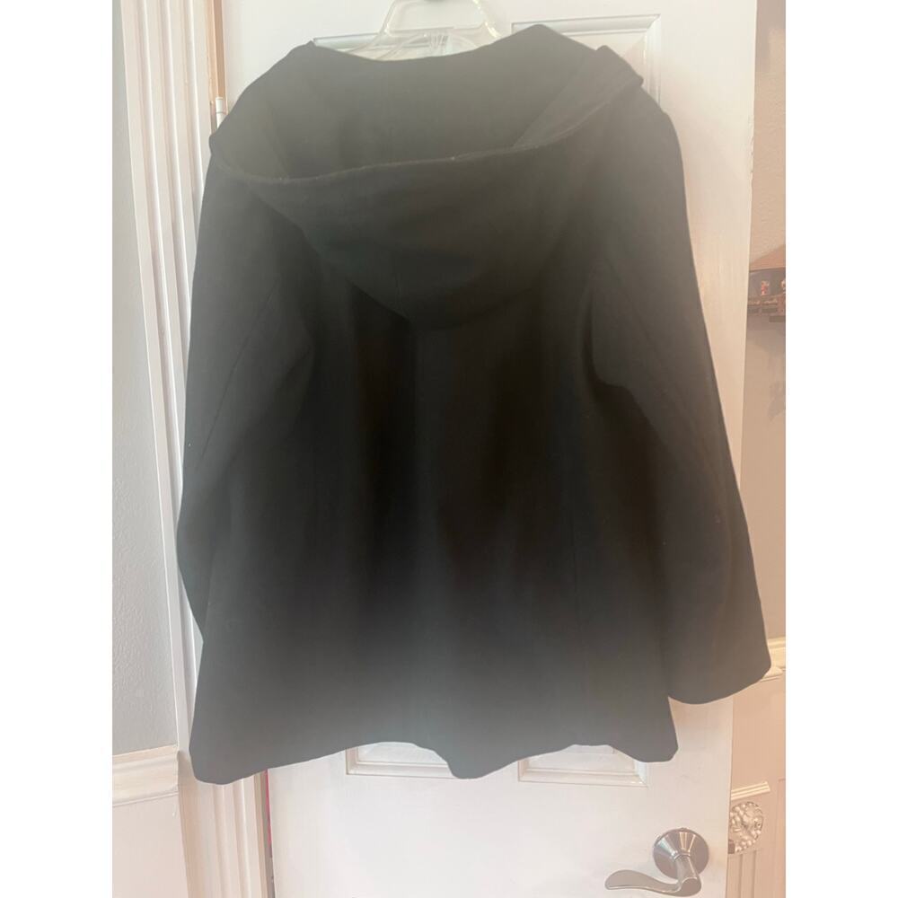 Giacca Wool Blend Pea Coat Jacket Women 2X Fall Winter Career Minimalist Luxary - Picture 5 of 11